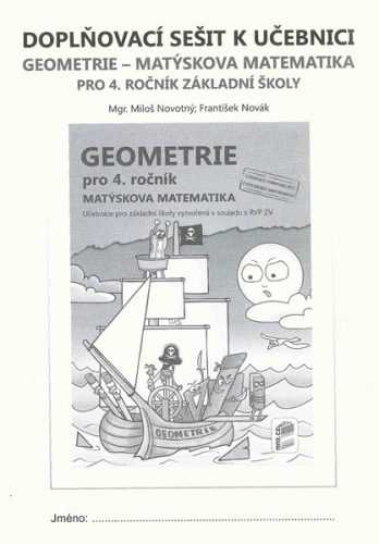 Doplňkový sešit k učebnici Geometrie pro 4. ročník - Matýskova matematika - A5