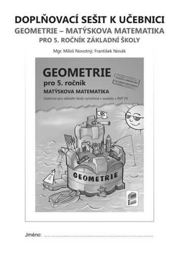 Doplňkový sešit k učebnici Geometrie pro 5. ročník - A5