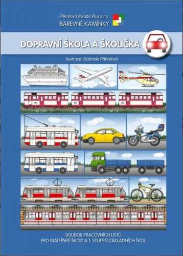 Dopravní škola a školička - Soubor pracovních listů - A4