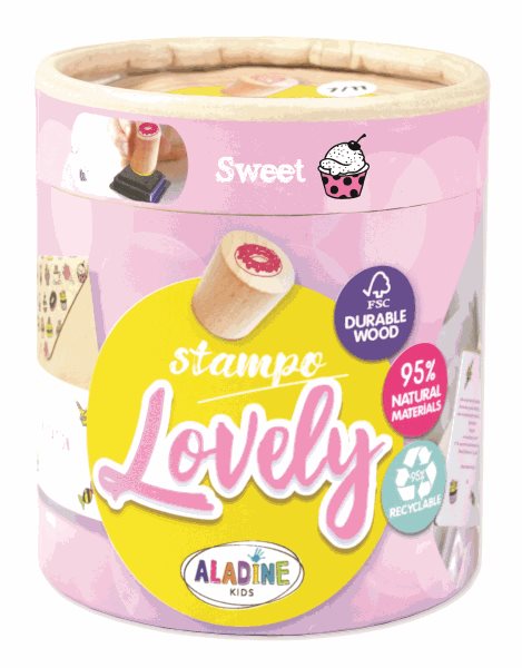 Dřevěná razítka Aladine StampoLovely - Dortíky