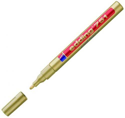 Edding 751 Lakový popisovač - zlatý