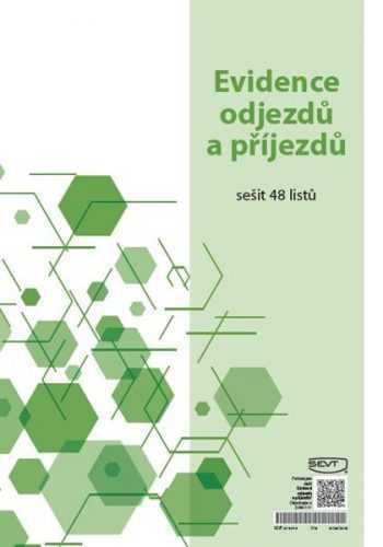 Evidence odjezdů a příjezdů - sešit A4