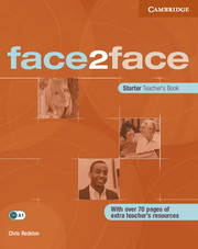 Face2face Starter Teachers Book - Chris Redston - A4