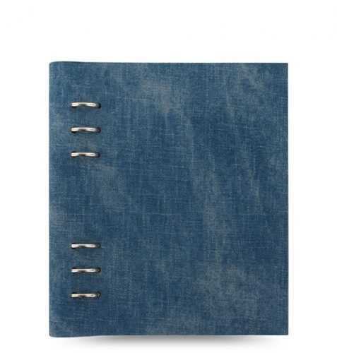 Filofax Clipbook Architexture kroužkový poznámkový blok A5 - Denim