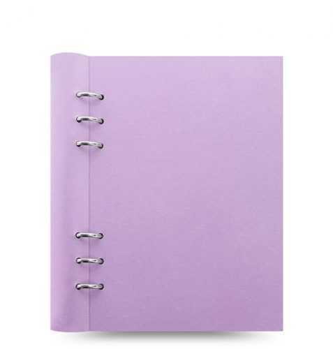 Filofax Clipbook Pastel kroužkový poznámkový blok A5 - pastelově fialová