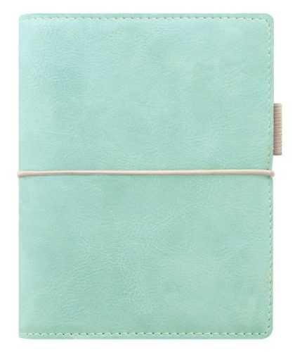 Filofax Kroužkový diář 2021 Domino Soft kapesní - pastelově zelený - 145 x 117 x 34 mm