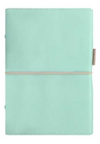 Filofax Kroužkový diář 2021 Domino Soft osobní - pastelově zelený - 190 x 133 x 35 mm