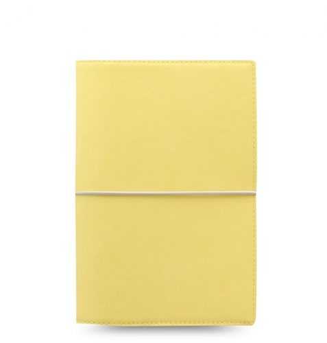 Filofax Kroužkový diář 2021 Domino Soft osobní - pastelově žlutý - 190 x 133 x 35 mm