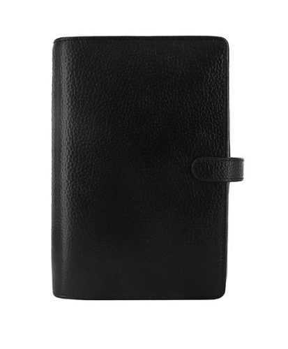 Filofax Kroužkový diář 2021 Finsbury osobní - černý - 191 x 135 x 38 mm