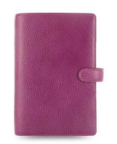 Filofax Kroužkový diář 2021 Finsbury osobní - malinový - 191 x 135 x 38 mm