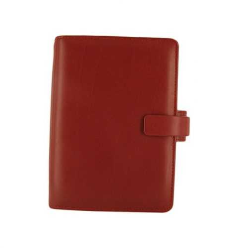 Filofax Kroužkový diář 2021 Metropol osobní - červený - 188 x 135 x 38 mm