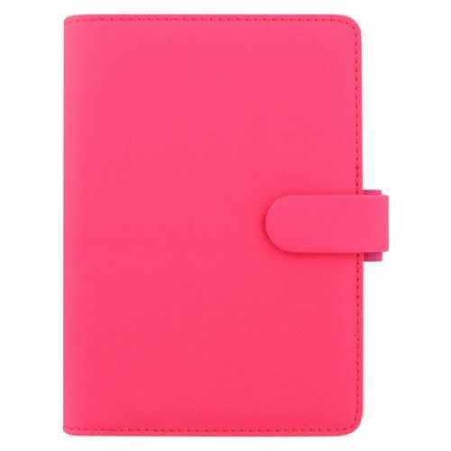 Filofax Kroužkový diář 2021 Saffiano Fluoro osobní - růžový