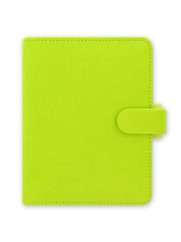 Filofax Kroužkový diář 2021 Saffiano kapesní - limetkový - 145 x 115 x 34 mm