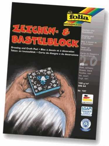Folia blok na kreslení A4 - černý