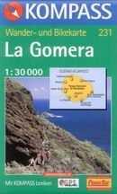 Gomera - - mapa Kompass č.231 - 1:30t