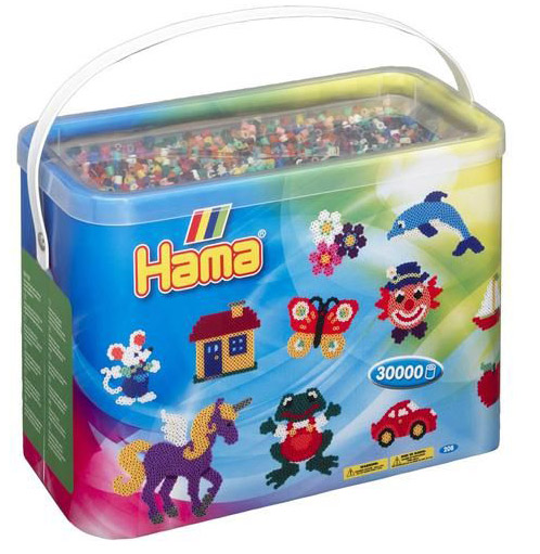 HAMA Korálky MIDI v boxu Mix - 30.000 ks