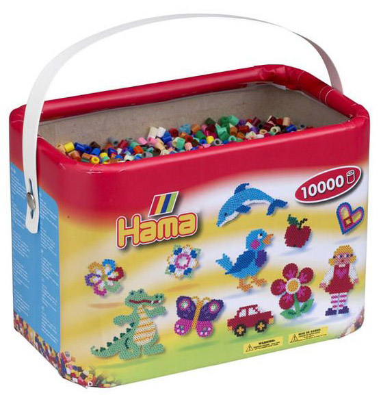 HAMA Korálky v boxu Mix - 10.000 ks - MIDI