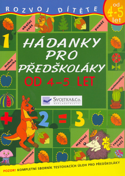 Hádanky pro předškoláky 4 - 5 let - neuveden - 17x24