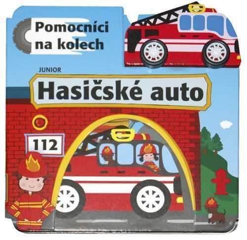 Hasičské auto - Pomocníci na kolech + dřevěné