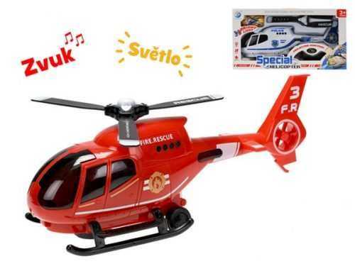 Helikoptéra 32 cm narážecí na baterie se světlem a zvukem