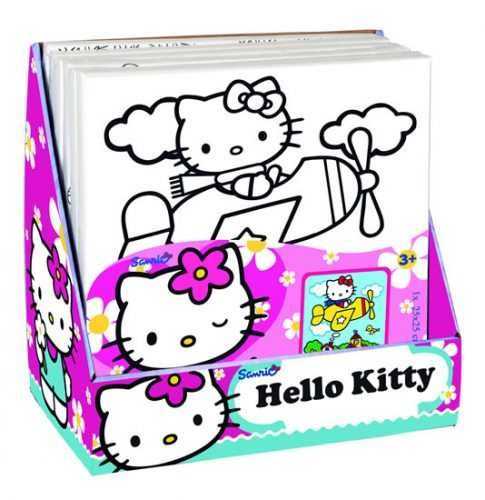 Hello Kitty - Malování na plátno - 25x25