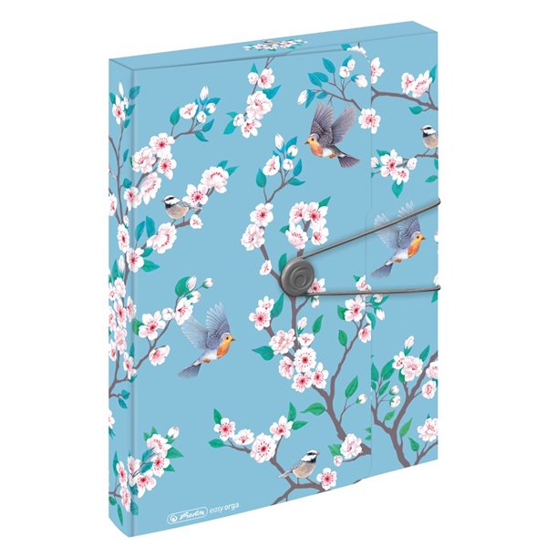 Herlitz Box na spisy Ladylike A4/4 cm PP - ptáčci