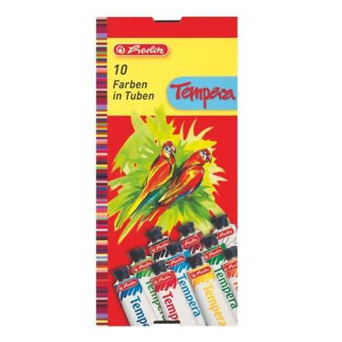 Herlitz Tempery 10 barev - tuba 16 ml