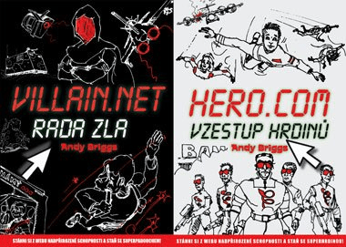 Hero.com - Vzestup hrdinů/Villain.net - Rada zla - Briggs Andy - 15x21 cm