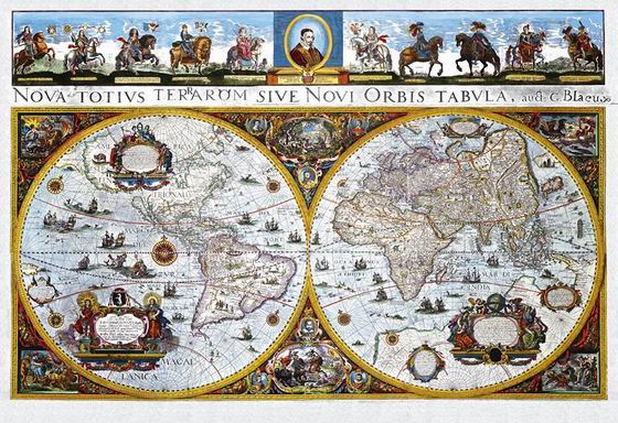 Historický svět - nástěnná mapa - 160x110cm