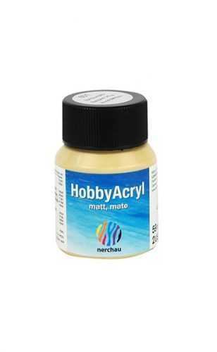 Hobby Acryl matt Nerchau - 59 ml - bambus žlutá