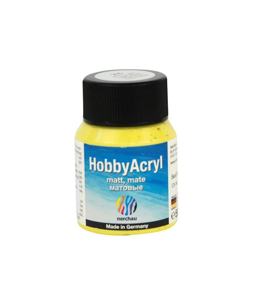 Hobby Acryl matt Nerchau - 59 ml - citron žlutá