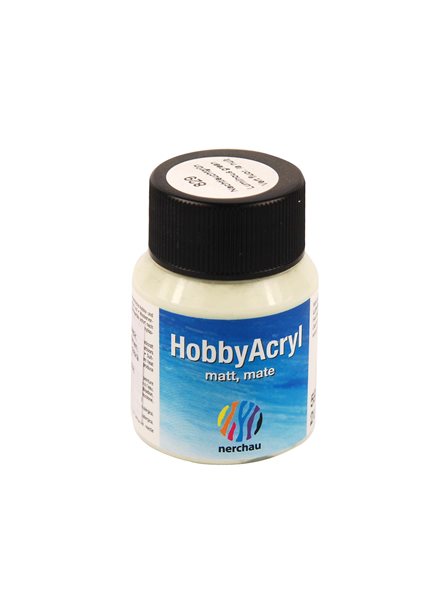 Hobby Acryl matt Nerchau - 59 ml - fosforeskující zelená