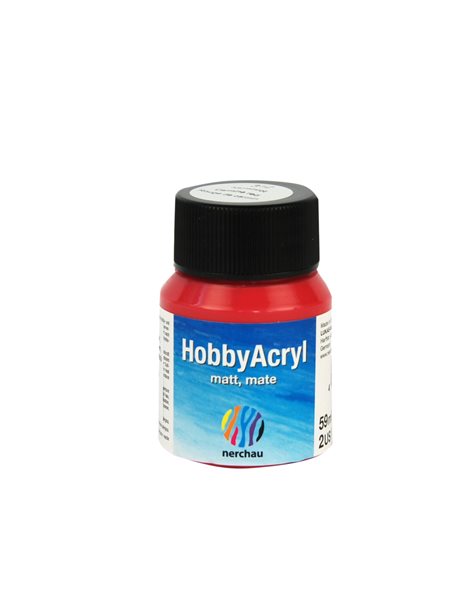 Hobby Acryl matt Nerchau - 59 ml - karmín červeň