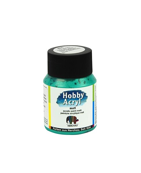 Hobby Acryl matt Nerchau - 59 ml - metalíza zelená