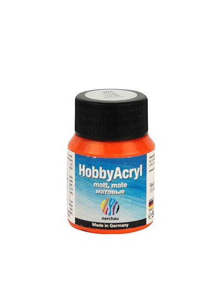 Hobby Acryl matt Nerchau - 59 ml - oranžová