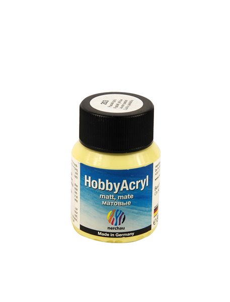 Hobby Acryl matt Nerchau - 59 ml - pastelově žlutá