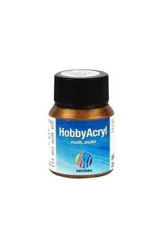 Hobby Acryl matt Nerchau - 59 ml - zlato-bronzová