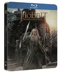 Hobit: Šmakova dračí poušť 2 Blu-ray steelbook - Peter Jackson - 13x19