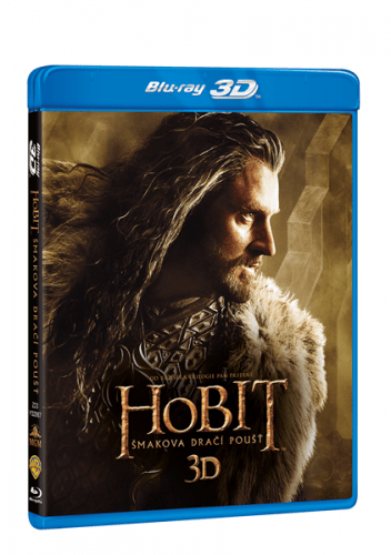 Hobit: Šmakova dračí poušť 3D + 2D 4 Blu-ray - 13x19