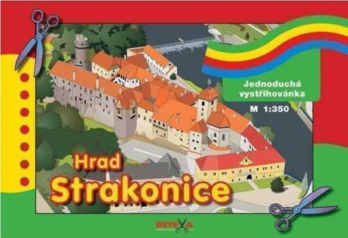 Hrad Strakonice - jednoduchá vystřihovánka