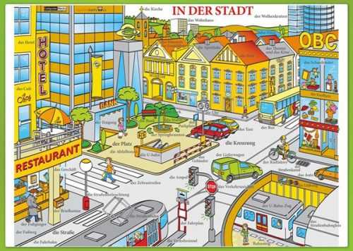 In der Stadt - 21x30 cm