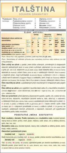 Italština - souhrn gramatiky - kolektiv autorů - 103 x 230 mm