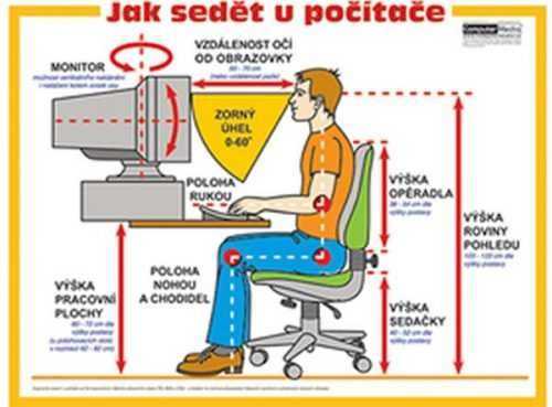 Jak sedět u počítače: nástěnný obraz - neuveden