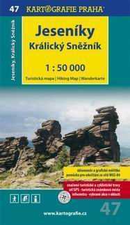 Jeseníky - Králický Sněžník - mapa Kartografie č.47 - 1:50 000