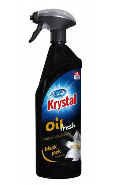 KRYSTAL olejový osvěžovač s rozprašovačem - černý 750 ml