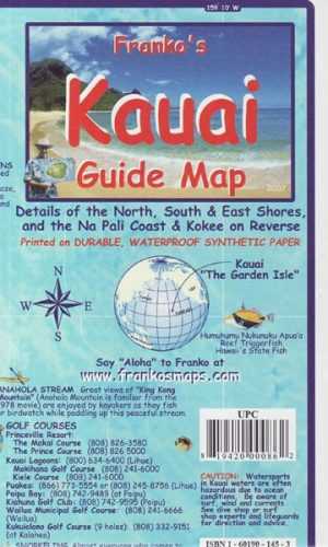 Kauai Guide Franko´s map - 18x11