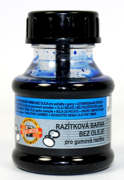 Koh-i-noor Barva razítková 50 g - modrá