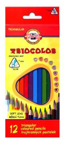 Koh-i-noor Pastelky TRIOCOLOR 3132