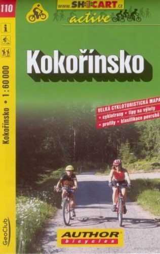 Kokořínsko - cyklo SH110 - 1:60 - skládaná mapa