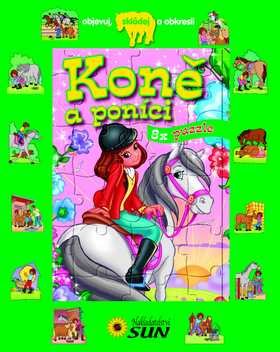 Koně a poníci 8x puzzle - 22x28